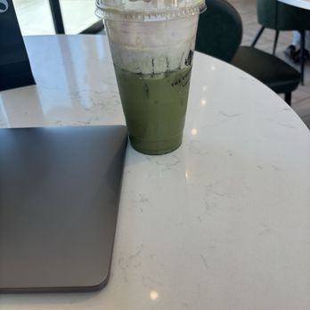The Coffee Class - Iced Amaretto matcha with raspberry cloud top and oat milk - Coffee & Tea Near Me - Las Vegas, Nevada The Coffee Class - Iced Amaretto matcha with raspberry cloud top and oat milk - Coffee & Tea Near Me - Las Vegas, Nevada