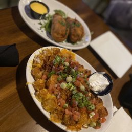 Empanadas and loaded tots Empanadas and loaded tots
