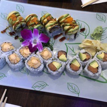Yellowstone Sushi - S3. Dragon Roll R1. Salmon Roll R7. Spicy Scallop Roll - Sushi Bars Near Me - Forest Hills, New York