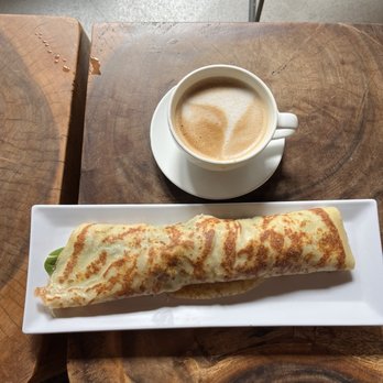 Elixir Espresso & Wine Bar - 01-07-2023 Chicken-Pesto Crepe $10.95 - Gelato Near Me - San Diego, California Elixir Espresso & Wine Bar - 01-07-2023 Chicken-Pesto Crepe $10.95 - Gelato Near Me - San Diego, California