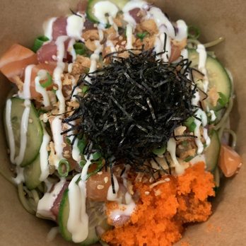 Okii Poke - Webster - Classic with matcha noodles - Hawaiian Near Me - Webster, Texas Okii Poke - Webster - Classic with matcha noodles - Hawaiian Near Me - Webster, Texas