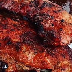 Pit Smoked Bbq La - Smoked ribs, falling off bone tender