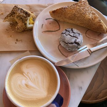 Loquat - Latte, squash Boureka, potato Boureka, chocolate krinkle cookie - Bakeries Near Me - San Francisco, California Loquat - Latte, squash Boureka, potato Boureka, chocolate krinkle cookie - Bakeries Near Me - San Francisco, California