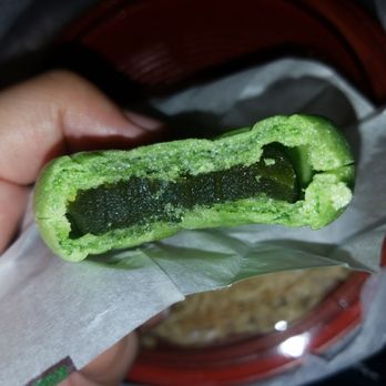 969 NYC Coffee - Matcha dates paste filling , waffler cookie thing , sweet matcha flavored dates jam paste like filling - Coffee & Tea Near Me - Jackson Heights, New York 969 NYC Coffee - Matcha dates paste filling , waffler cookie thing , sweet matcha flavored dates jam paste like filling - Coffee & Tea Near Me - Jackson Heights, New York