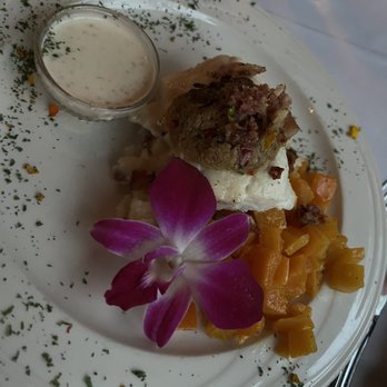 Cafe Lafayette Dinner Train - Haddock - New American Near Me - Lincoln, New Hampshire