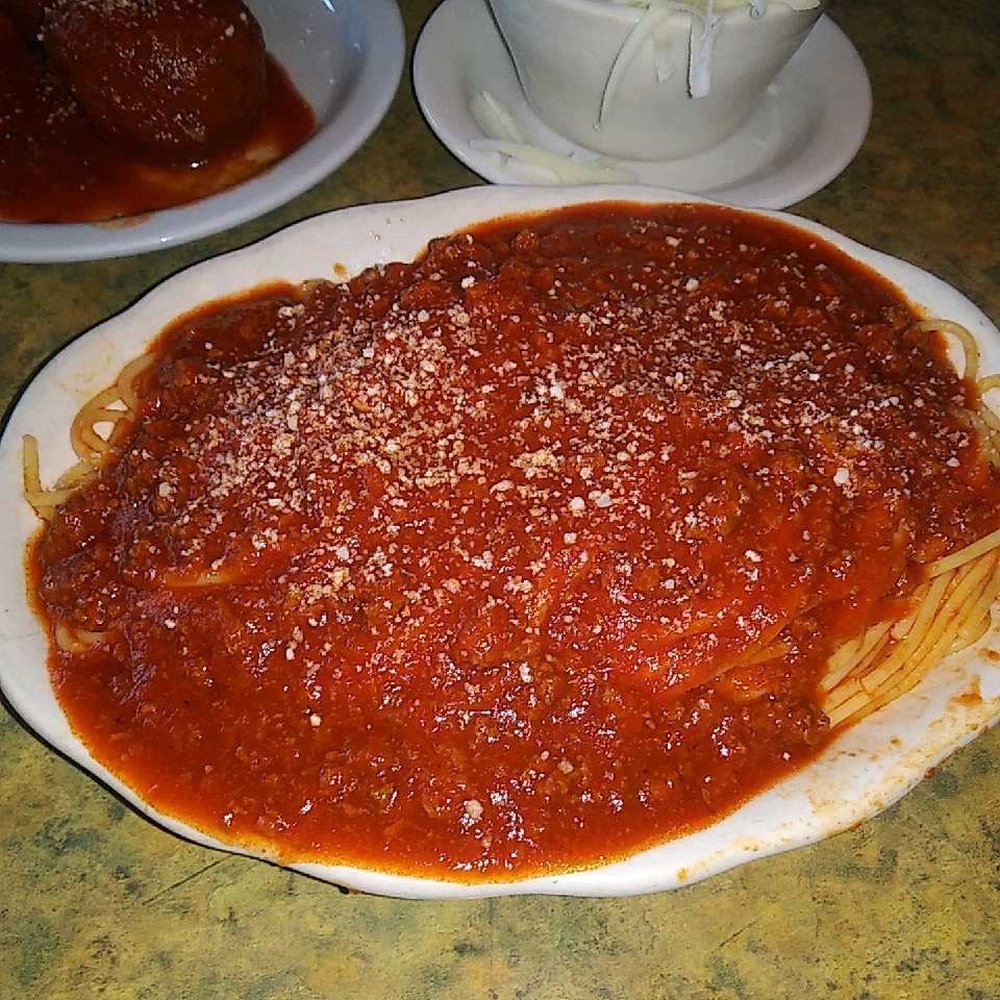 Vince's Spaghetti - Now that won't be on the plate long!!! - Italian Near Me - Ontario, California Vince's Spaghetti - Now that won't be on the plate long!!! - Italian Near Me - Ontario, California