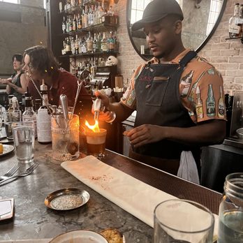 The Ice Plant - Germaine killing it! - Cocktail Bars Near Me - St. Augustine, Florida