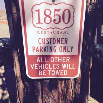 1850 Restaurant - Customer parking - American Near Me - Mariposa, California