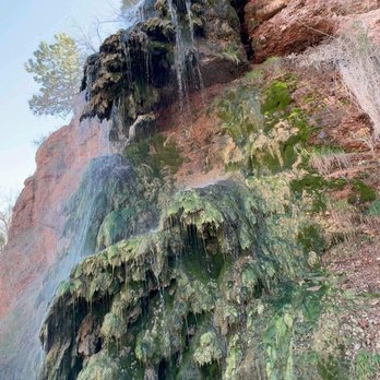 Hot Springs Waterfall - Rees's Roots - Hot Springs Waterfall - Hot Springs South Dakota - Local Flavor Near Me - Hot Springs, South Dakota