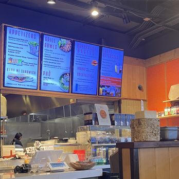 Bambuza Vietnam Kitchen and Bar - Front counter with menu - Vietnamese Near Me - Seattle, Washington Bambuza Vietnam Kitchen and Bar - Front counter with menu - Vietnamese Near Me - Seattle, Washington