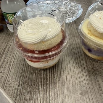 The Pastry Garden - Sample cake tasting. Strawberry on top buttercream on the bottom - Bakeries Near Me - Poughkeepsie, New York The Pastry Garden - Sample cake tasting. Strawberry on top buttercream on the bottom - Bakeries Near Me - Poughkeepsie, New York