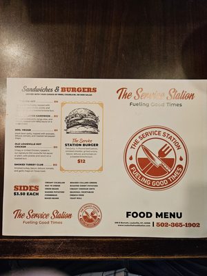 Menu photo 8 The Service Station Restaurant Louisville, KY Menu photo 8 The Service Station Restaurant Louisville, KY