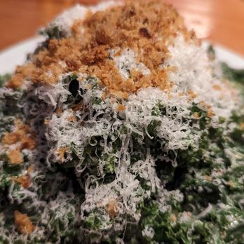 Pizza Thief - Small Caesar $7.50 Nov-23 Mmm Kale Caesar very tender, citrus vinegary vs biting garlic, delish crunchy bcrumbs, doused in Parm! - Pizza Near Me - Portland, Oregon