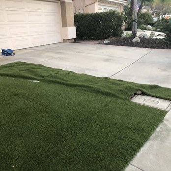S D Artificial Greens - Before - Artificial Turf Near Me