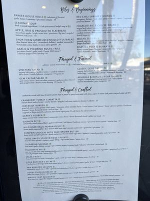 Menu photo 1 Creekside Grille Restaurant Temecula, CA