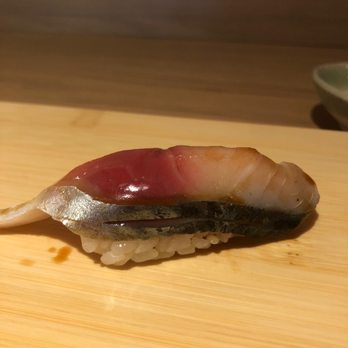 Sushi Nikko - Omakase: smoked saba (blue mackerel) - Sushi Bars Near Me - Long Island City, New York Sushi Nikko - Omakase: smoked saba (blue mackerel) - Sushi Bars Near Me - Long Island City, New York