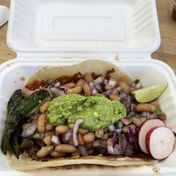 Perro Exquisite Taco - Perro Taco ! Great flavor ! I miss some green salsa ! Chile toreado was bomb ! - Tacos Near Me - Cerritos, California