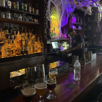 Abbey Brewing Company - a bartender at the bar - Breweries Near Me - Miami Beach, Florida Abbey Brewing Company - a bartender at the bar - Breweries Near Me - Miami Beach, Florida