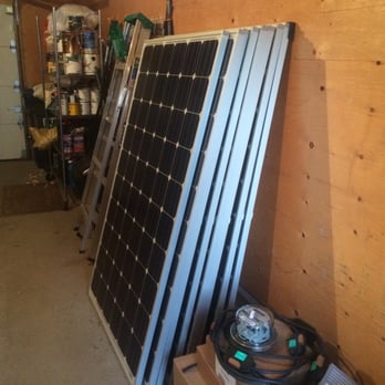 New Day Energy - Solar gear waiting on me to get the electrical work done - Solar Installation Near Me - Plymouth, Massachusetts
