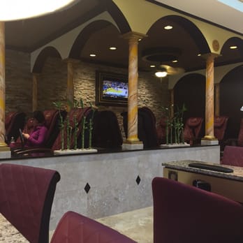Anthony Vince Nail Spa - One of the TVs. The bamboo and all the decor is nice and contributes to the overall relaxing atmosphere. - Nail Salons Near Me - Glenview, Illinois Anthony Vince Nail Spa - One of the TVs. The bamboo and all the decor is nice and contributes to the overall relaxing atmosphere. - Nail Salons Near Me - Glenview, Illinois
