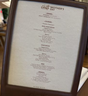 Menu photo 1 Chatti by Regi Mathew New York, NY