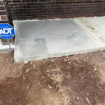 Service Pro We Get It Done - Porch after he add the filler. Different colors. Just looks so unprofessional. We will have to hire someone else to paint it. - Handyman Near Me