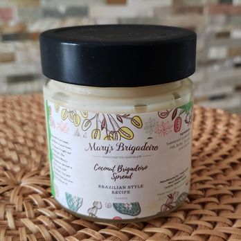 Mary's Brigadeiro - Coconut spread: strong coconut taste, sweet and spreadable. Perfect on toast! - Chocolatiers & Shops Near Me - Toronto, Ontario Mary's Brigadeiro - Coconut spread: strong coconut taste, sweet and spreadable. Perfect on toast! - Chocolatiers & Shops Near Me - Toronto, Ontario