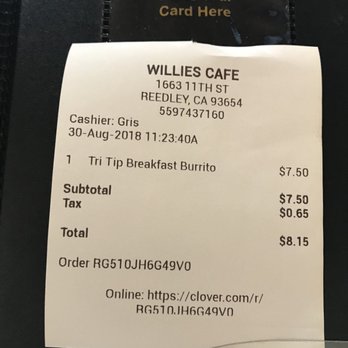 Willie's Cafe - Price and such - Breakfast & Brunch Near Me - Reedley, California Willie's Cafe - Price and such - Breakfast & Brunch Near Me - Reedley, California