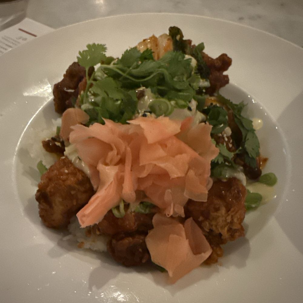 Mercer Hall - Korean Crispy Chicken Rice Bowl - Bars Near Me - Stratford, Ontario Mercer Hall - Korean Crispy Chicken Rice Bowl - Bars Near Me - Stratford, Ontario