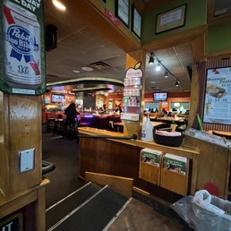 the inside of the restaurant