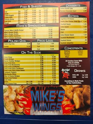 Menu photo 1 Mike’s Wings Sun City, AZ Menu photo 1 Mike’s Wings Sun City, AZ