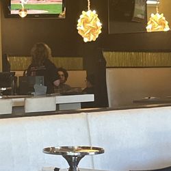 Arella Pizzeria - This is all the workers huddled in a corner, avoiding work
