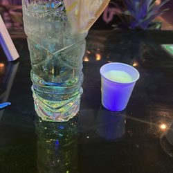 Sour Apple Mocktail w/ Kava shot