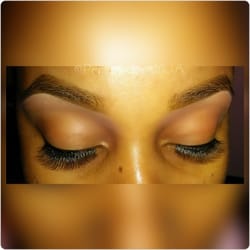 Perfections by Tameka Nichole - Perfections Signature Brow Arch with Enhancement and Strip Eyelashes for two day wear.
