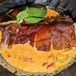 Spicy Shallot - Duck Curry $28 (comes w.rice)