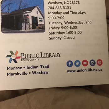 Waxhaw Library - Hours - Libraries Near Me - Waxhaw, North Carolina Waxhaw Library - Hours - Libraries Near Me - Waxhaw, North Carolina