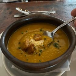 Restaurante Doña Paula - Vegetable soup made of seasonal licat veggies. Amazing!!