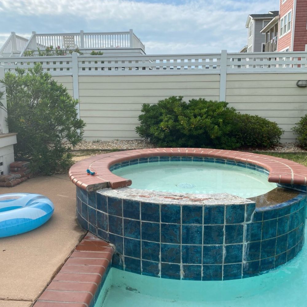 Kees Travel - Kiddie pool bricks, notice bricks next to deck and weeds. This just did not occur, how is it not repaired? - Vacation Rental Agents Near Me - Point Harbor, North Carolina Kees Travel - Kiddie pool bricks, notice bricks next to deck and weeds. This just did not occur, how is it not repaired? - Vacation Rental Agents Near Me - Point Harbor, North Carolina