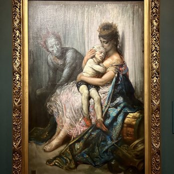 Denver Art Museum - Powerful work by Gustavo Dore - A Family of Street Acrobats with an Injured Child. - Art Galleries Near Me - Denver, Colorado
