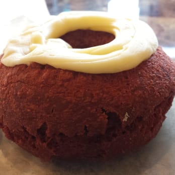 Donut Touch - Red velvet donut with cream cheese. - Cafes Near Me - San Diego, California Donut Touch - Red velvet donut with cream cheese. - Cafes Near Me - San Diego, California