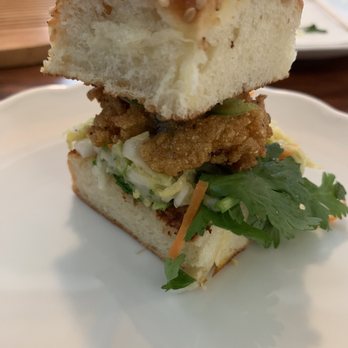 The Ordinary - Oyster Slider close up - Seafood Near Me - Charleston, South Carolina The Ordinary - Oyster Slider close up - Seafood Near Me - Charleston, South Carolina