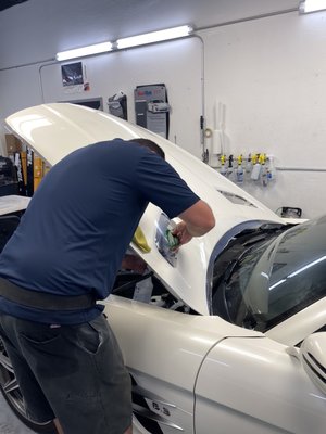 Photo of Cactus Window Tinting - Scottsdale, AZ, US. Just installing Paint protection film