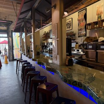 La Sandwicherie - Wynwood - The bar and eating area and kitchen.. - Sandwiches Near Me - Miami, Florida
