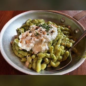 Carmelina's - Fusilli Pesto - Italian Near Me - Boston, Massachusetts Carmelina's - Fusilli Pesto - Italian Near Me - Boston, Massachusetts