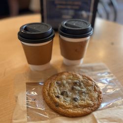 Baxter & Frost - Two 8 oz. Chai Lattes and a Chocolate Chip Cookie