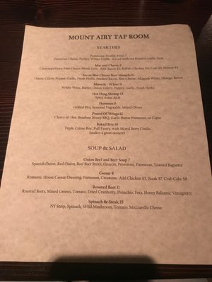 Menu photo 2 Mount Airy Tap Room Philadelphia, PA Menu photo 2 Mount Airy Tap Room Philadelphia, PA