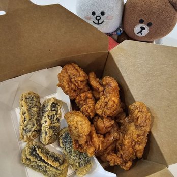Soul Chicken - 6 piece boneless combo - add $1 for shoyu flavor. Gimmari (4 piece) was chosen for our side. - Food Court Near Me - Honolulu, Hawaii Soul Chicken - 6 piece boneless combo - add $1 for shoyu flavor. Gimmari (4 piece) was chosen for our side. - Food Court Near Me - Honolulu, Hawaii