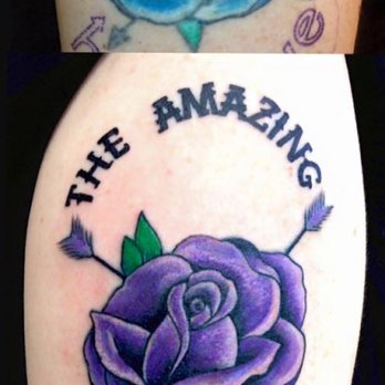 Ink Slingers - Before and After of the amazing work Nikki did! - Tattoo Near Me - Springfield, Missouri