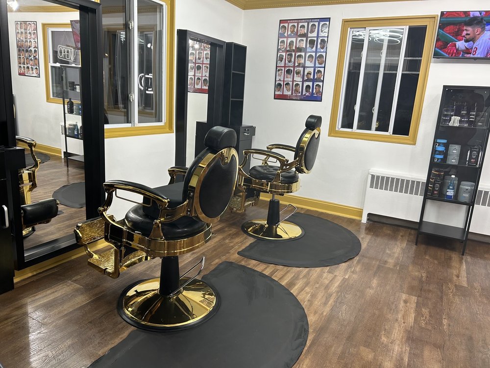 D Linares Barbershop Logo