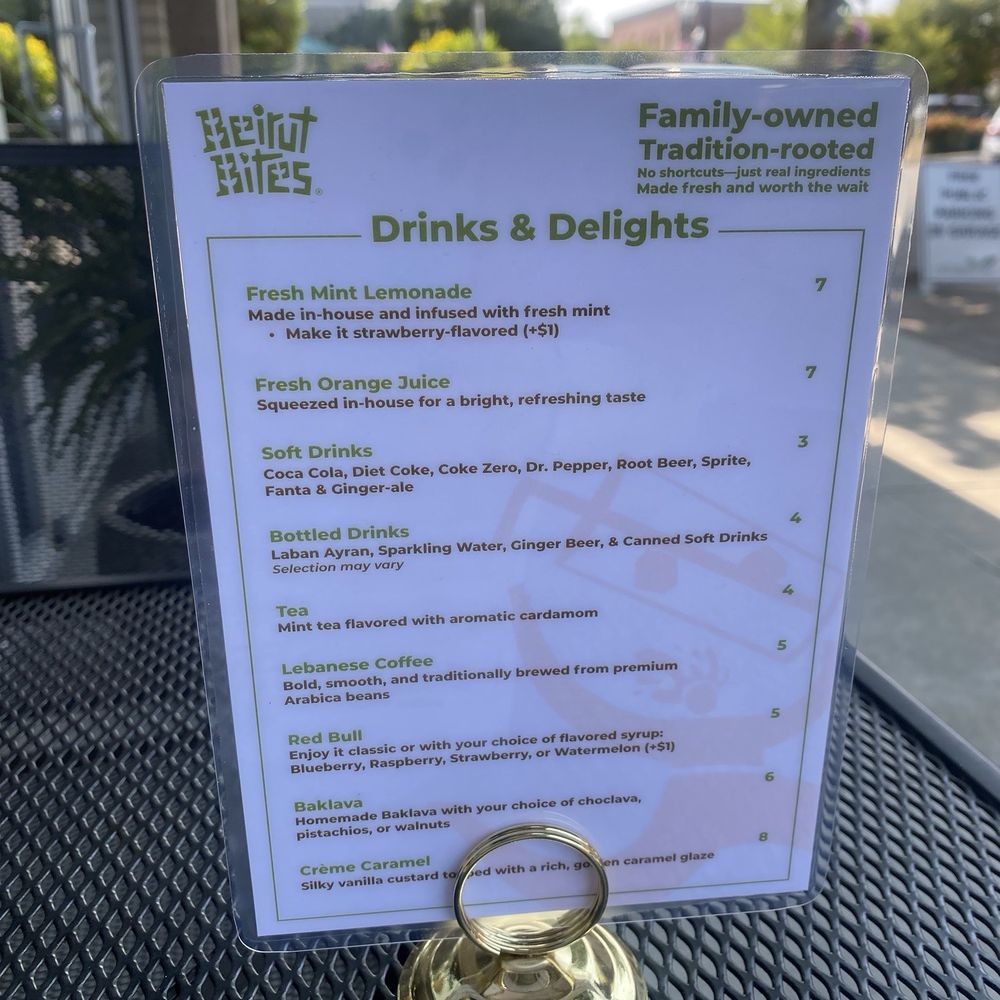 Drinks and desserts